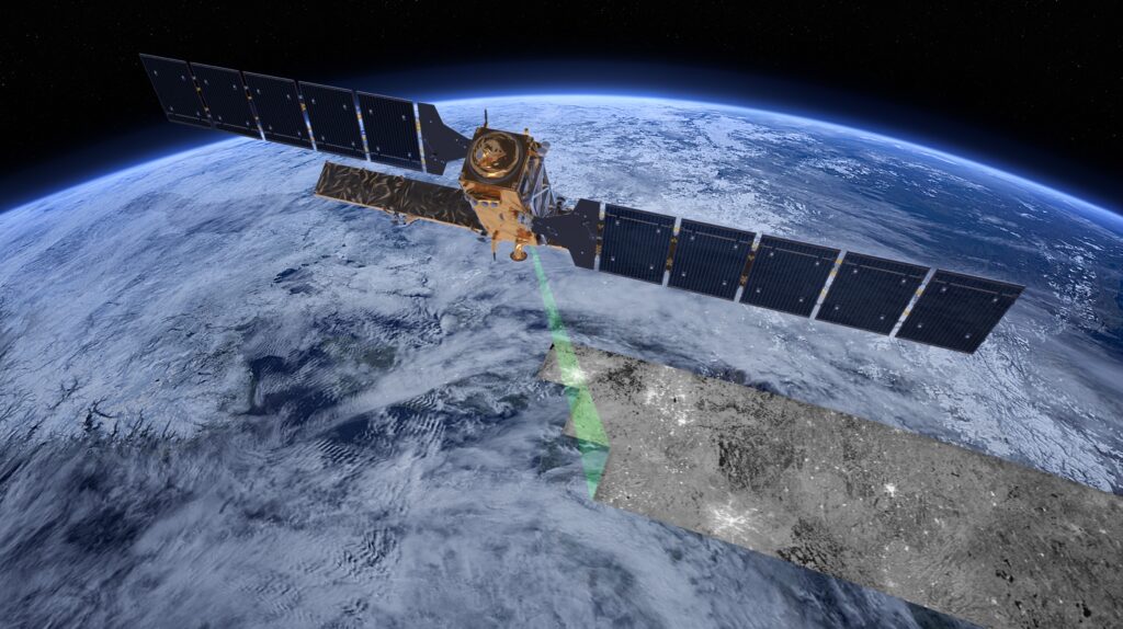 Sentinel-1 Radar Vision. Credit: ESA/ATG medialab